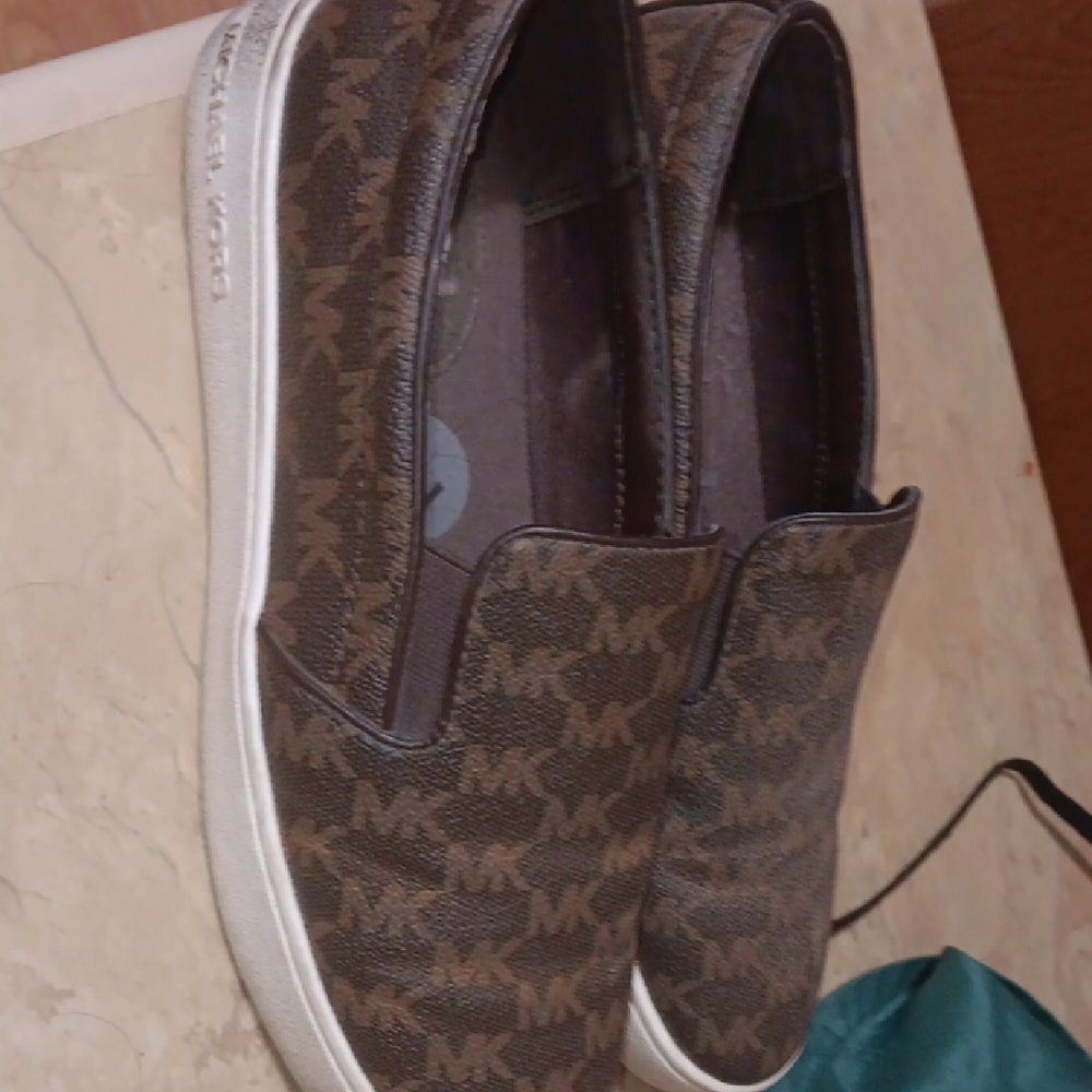 Michael Kors Brown Slip-On Shoes